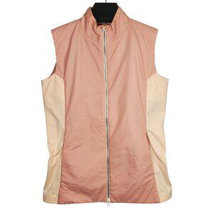 KJUS Northstar Vest Women's M/38 Pastel Pink Golf Performance Full-Zip Insulated